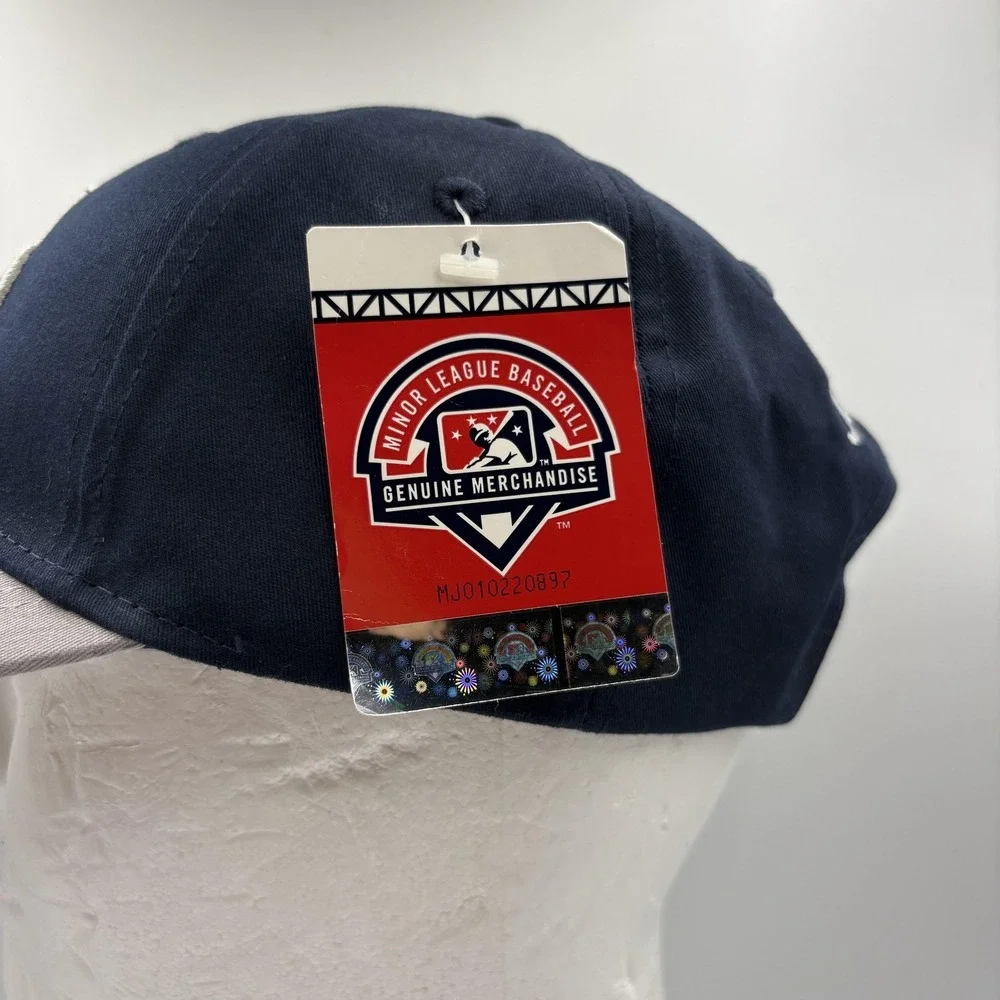 Trenton Thunder Hat Cap Boys One Size Blue Gray MILB Baseball OC Sports‎